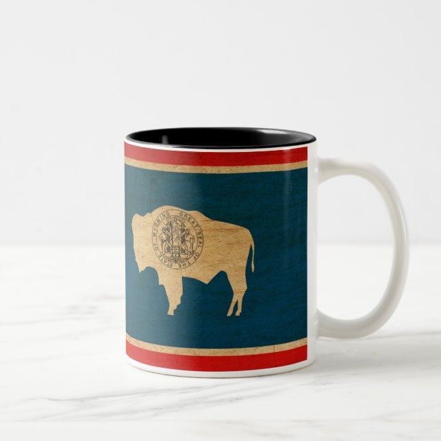 Tasse de drapeau du Wyoming (Droit)