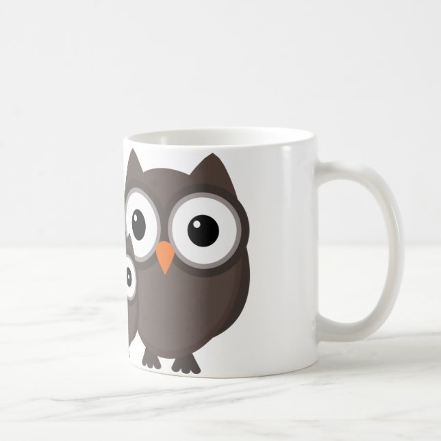 Tasse de famille de hibou (Droite)