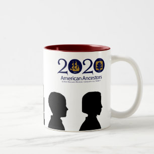 Tasse de famille de pèlerin de fleur printanière