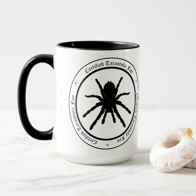 Tasse de fan de tarentule (Avec donut)