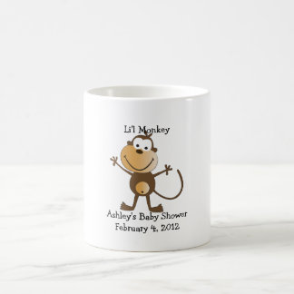 Tasse de faveur de baby shower de singe de Li'l