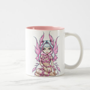Tasse "de fée rose de ruban"