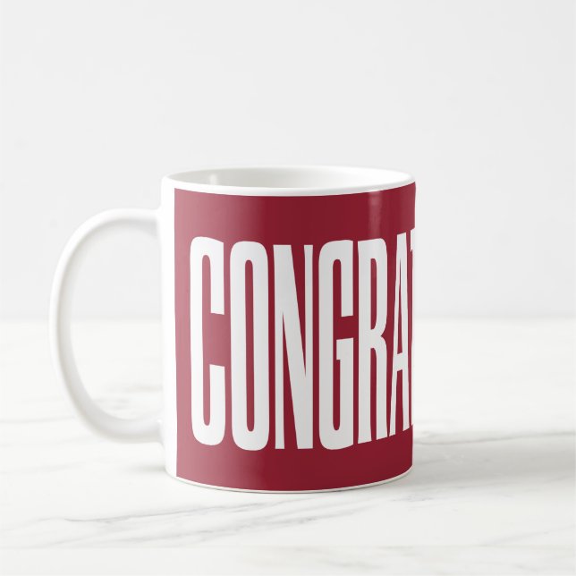 Tasse de félicitations (Gauche)