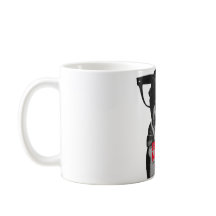 Tasse de fête de Boston Terrier de hippie ! !