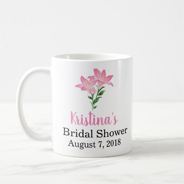 Tasse de Fête de la mariée de faveur (Gauche)