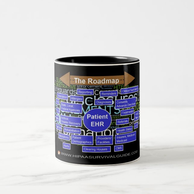 Tasse de feuille de route de TECHNOLOGIE (Centre)