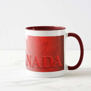 Tasse de feuille d'érable de tasse de café de