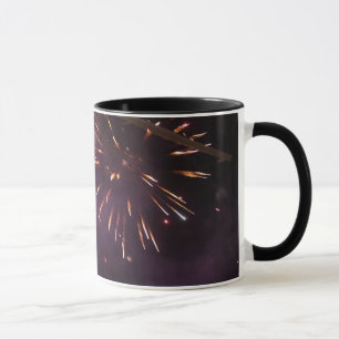 Tasse de feux d'artifice