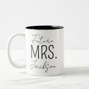 Tasse de fiançailles Tasse Future Mrs, tasses Mr e