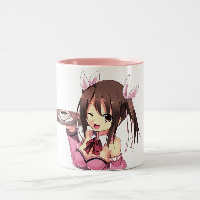 Tasse de fille d'Anime de Waitless (Centre)