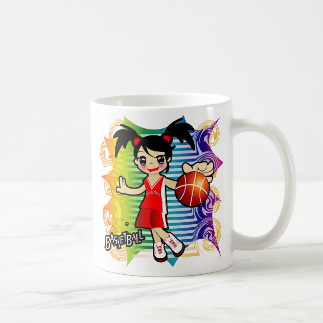 tasse de fille de basket-ball (Droite)