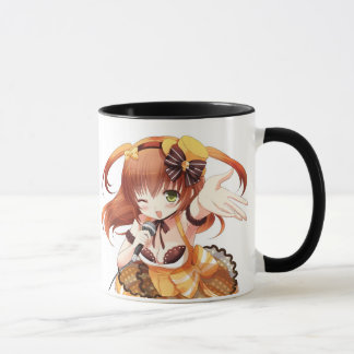 Tasse de filles d'Anime d'idole