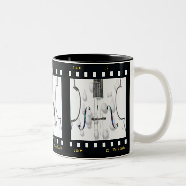 Tasse de film de violoncelle (Droit)