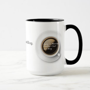 Tasse de fonctionnaire de club de café du matin de
