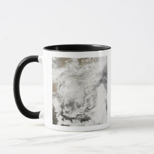 Tasse De fortes chutes de neige en Chine