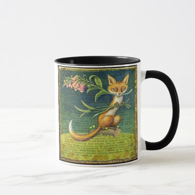 Tasse de Fox de région boisée, à propos (Droite)