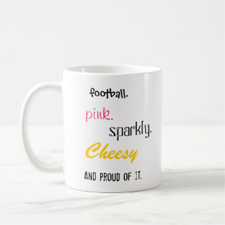 Tasse de fromage scintillante rose stylet de la