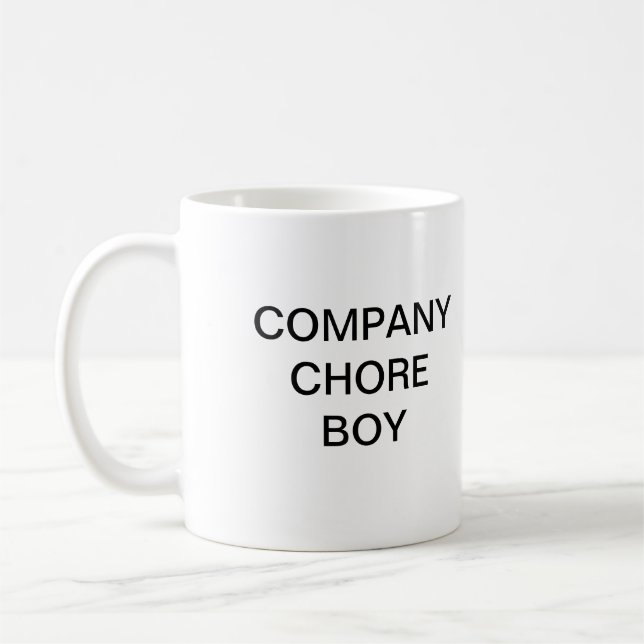 Tasse de garçon de corvée (Gauche)