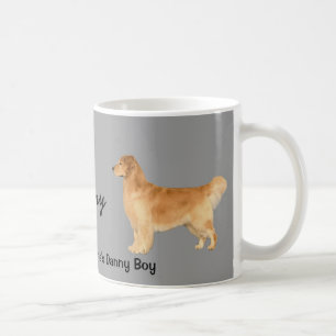 Tasse de garçon de Danny de golden retriever