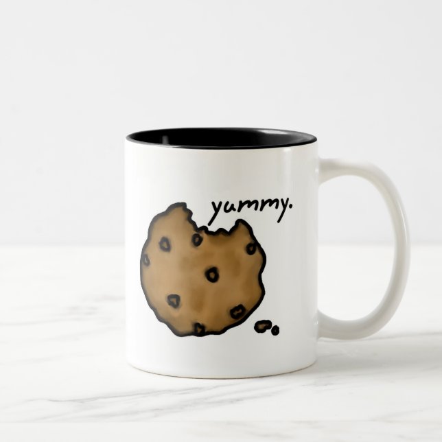 Tasse de gâteau aux pépites de chocolat (Droit)