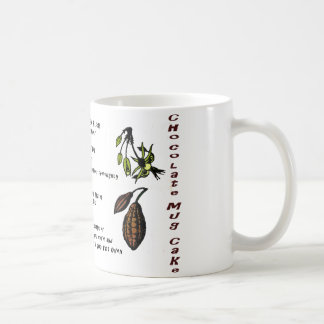 Tasse de gâteau de tasse de chocolat