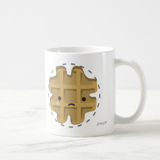 Tasse de gaufre défaillante par appui