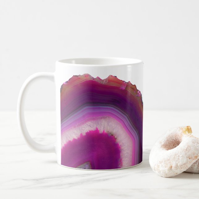 Tasse de Geode d'agate (Avec donut)
