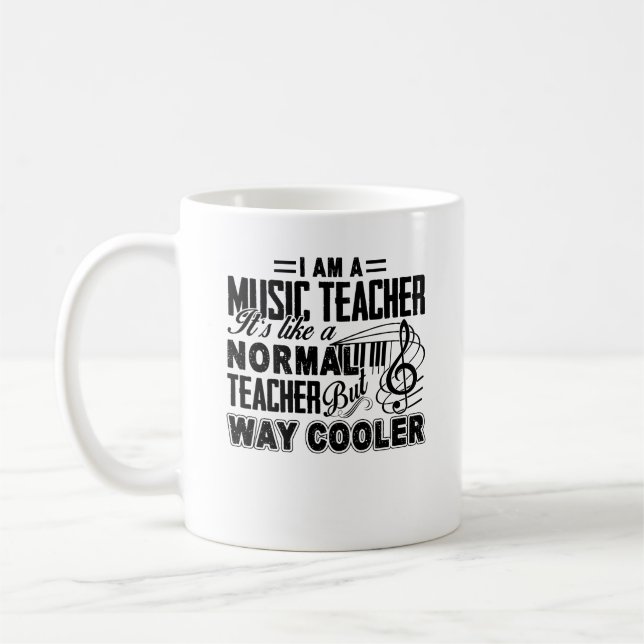 Tasse de glacière de professeur de musique (Gauche)