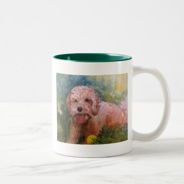 Tasse de Goldendoodle/Labradoodle (Droit)