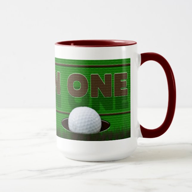 TASSE DE GOLF - TROU DANS UN - (Droite)