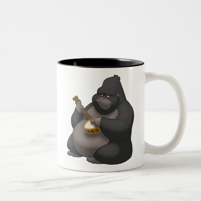 Tasse de gorille de Banjo-Strummin' (Droit)