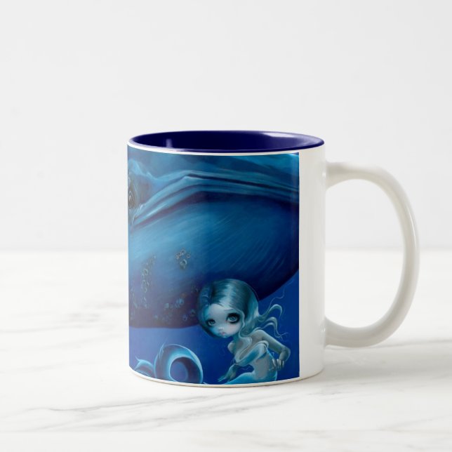 Tasse de "grande baleine bleue" (Droit)