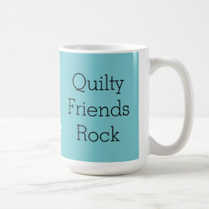 Tasse de graphique de roche d'amis de Quilty
