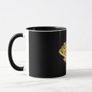 Tasse de grenouille verte de BFF