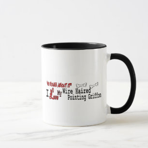 Tasse de griffon de pointage à poils durs