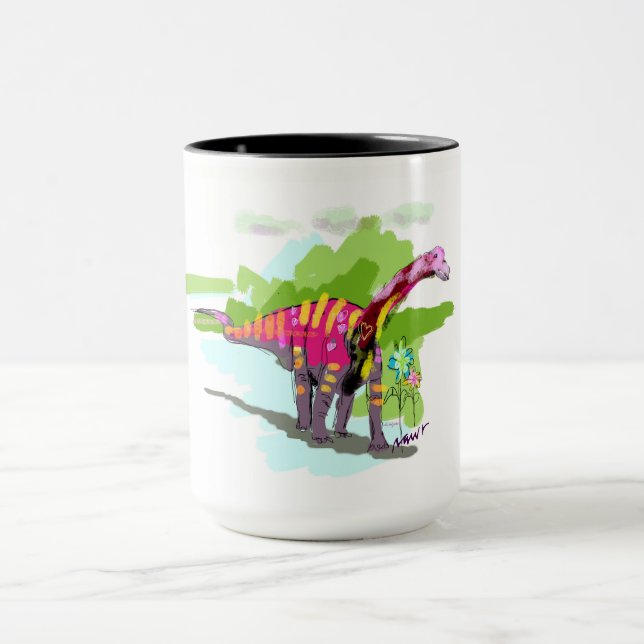 Tasse de griffonnage du krausei 15oz de (Centre)