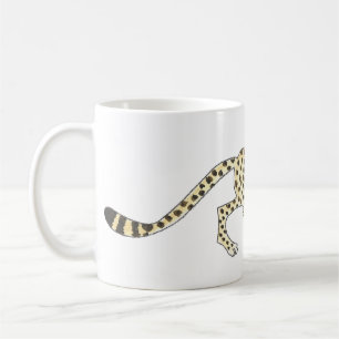 Tasse de guépard de rock