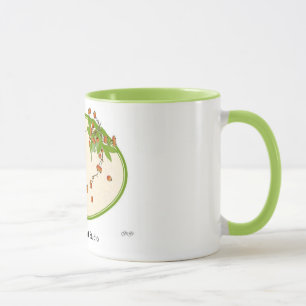 Tasse de guirlande de baie d'hiver