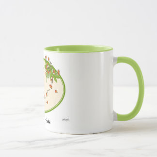 Tasse de guirlande de baie d'hiver
