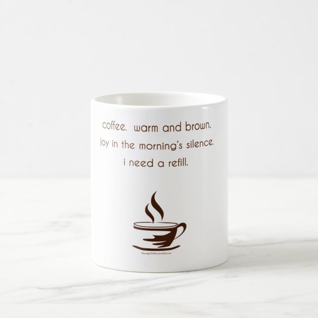 Tasse de Haiku de café (Centre)
