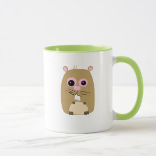 Tasse de hamster de bande dessinée