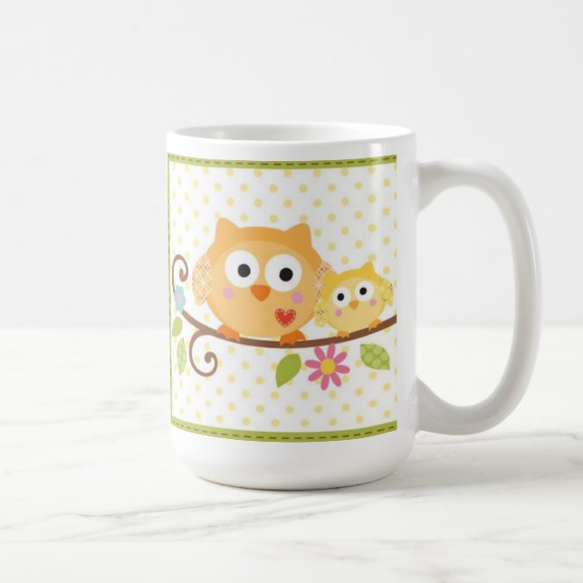 Tasse de hibou d'arbre de Happi (Droite)