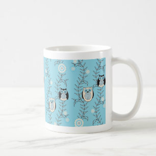 Tasse de hiboux d'hiver