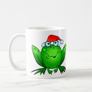 Tasse de houblon de grenouille de bande dessinée