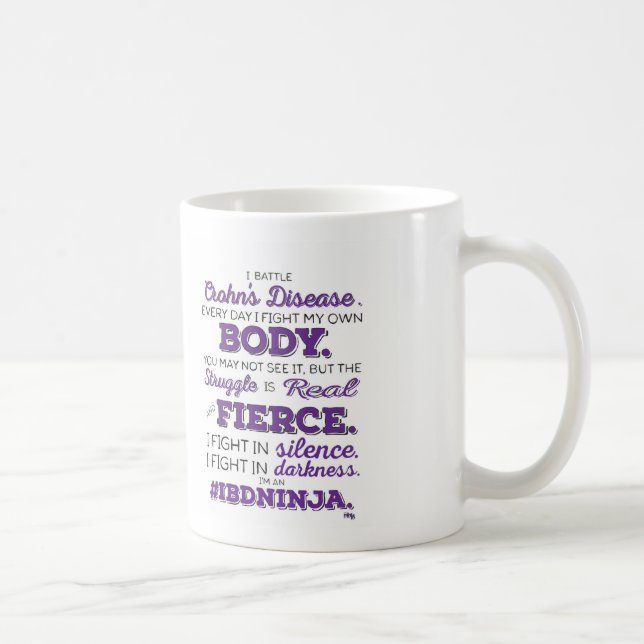 Tasse de #IBDninja (maladie de Crohn) (Droite)