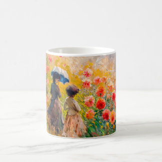 Tasse de jardin d'impressionniste Art Dahlia Allée