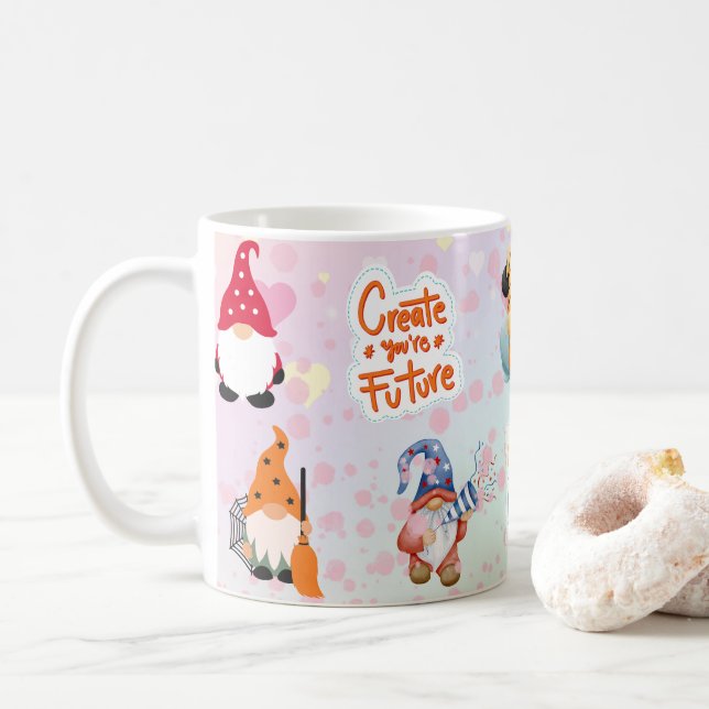 Tasse de jardin génomique, pour les amoureux de Gn (Avec donut)