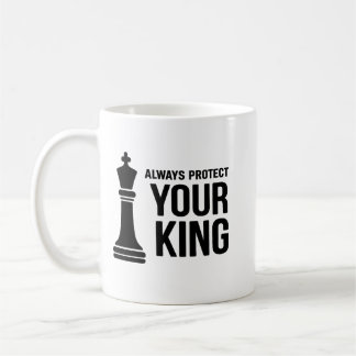 Tasse de jeu d'échecs 'Toujours Protéger Votre Roi