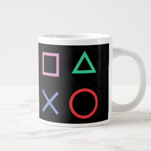 Tasse de jeu – Pixels Power Play Tasse à café néon