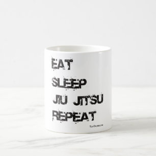 Tasse de Jiu Jitsu - MANGEZ LA RÉPÉTITION du